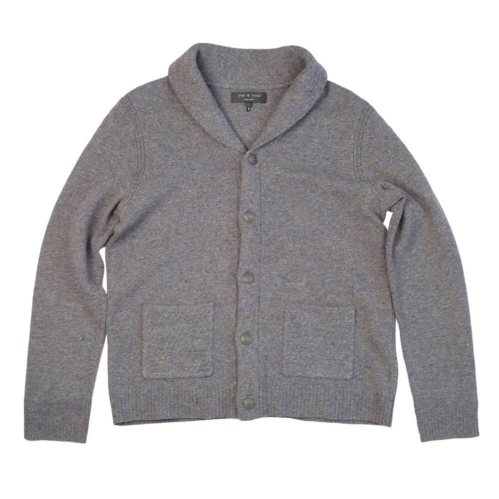 rag & bone Nep Wool Shawl Collar cardigan / Large